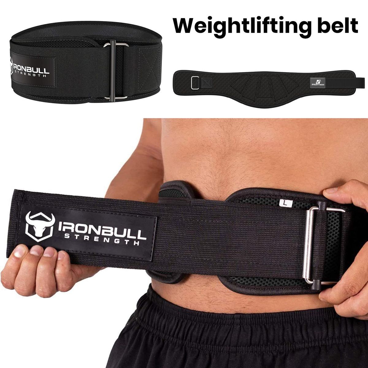 Weightlifting Belt Support Weight Lifting Belt Quick for Squats Black
