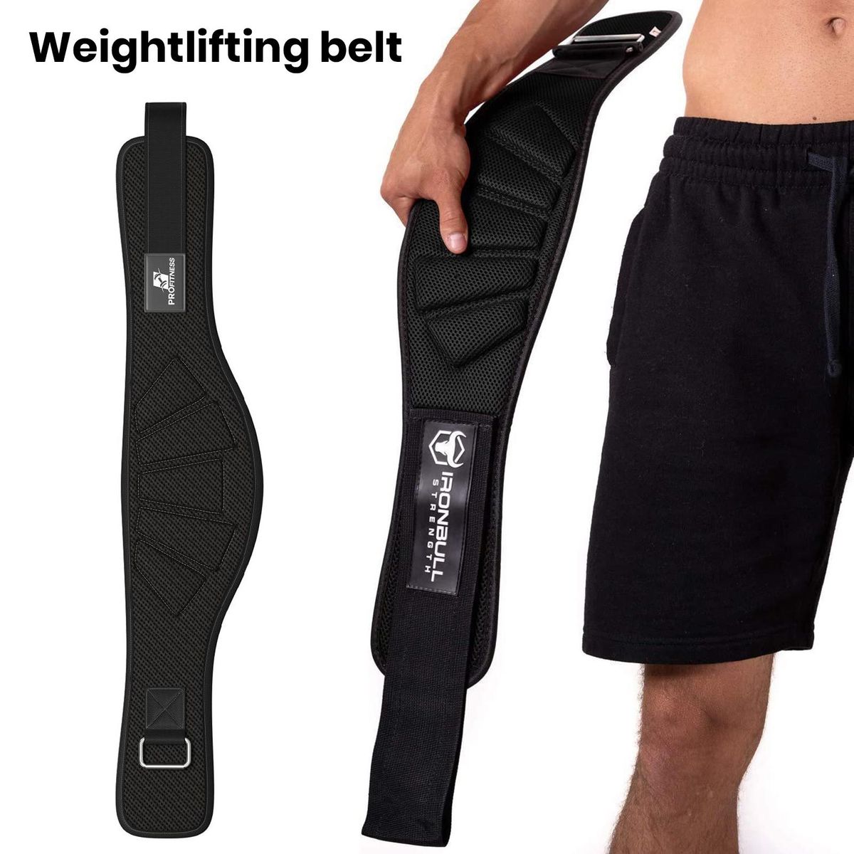 Weightlifting Belt Support Weight Lifting Belt Quick for Squats Black