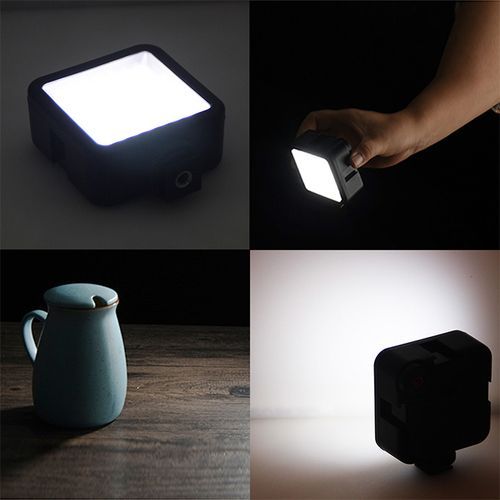 W49 Infinite Life LED 6000K Video Light Dimmable 0%-100% Portable Fill Light With 3 Cold Shoe
