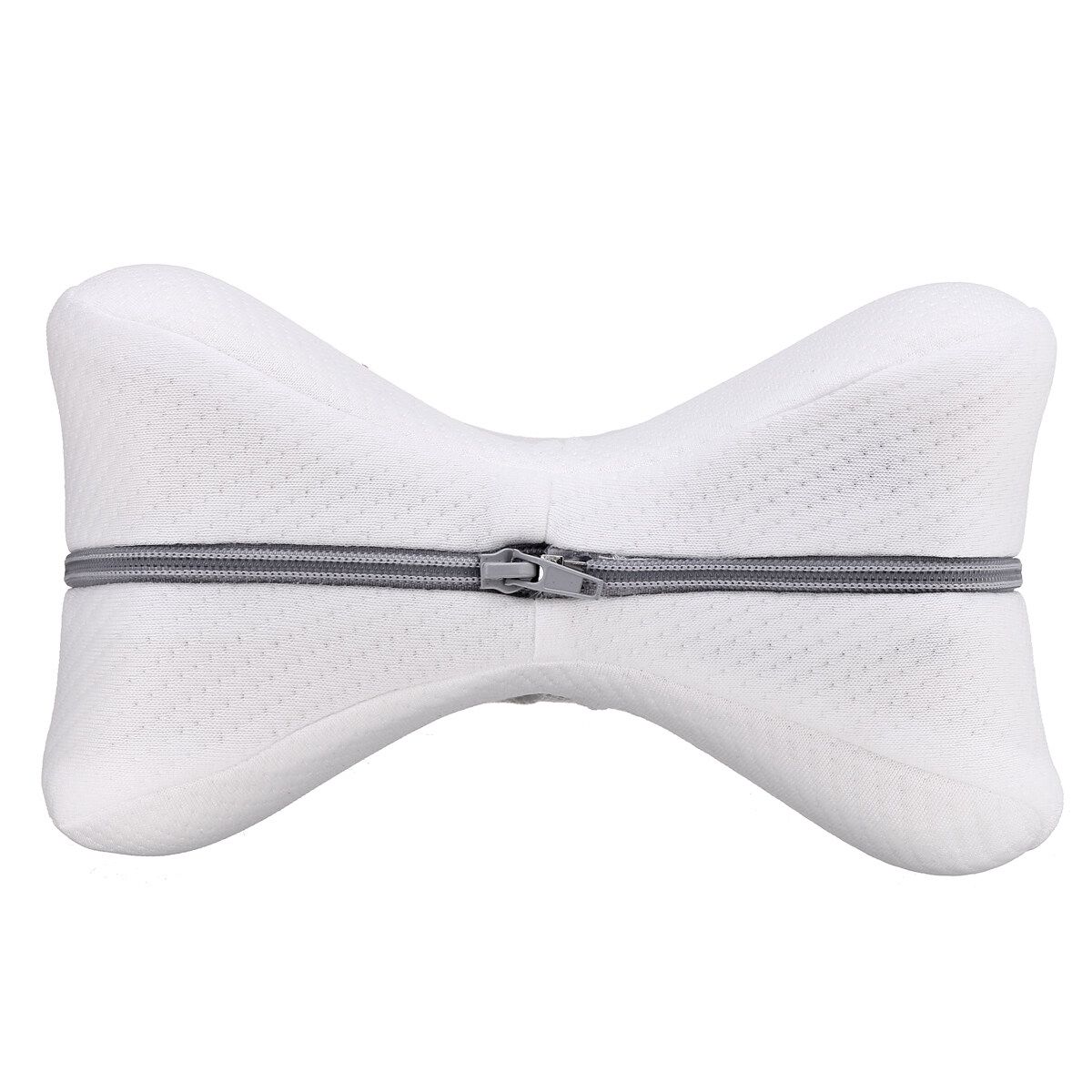 Memory Foam Leg Pillow Cushion Pad Relieve Knees Pain Foot Relax Washable White