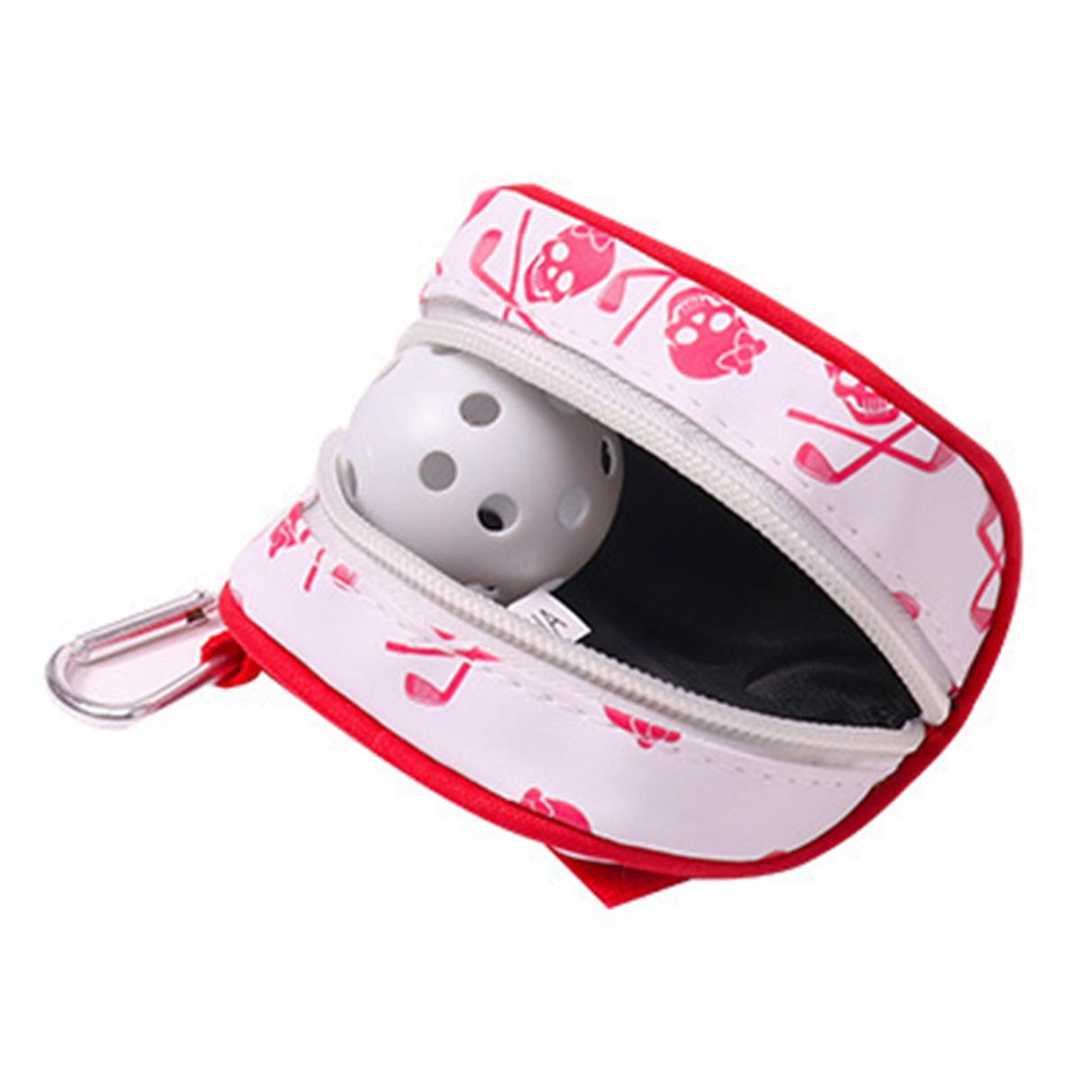 Golf Ball Bag Lightweight Golf Ball Pocket Red