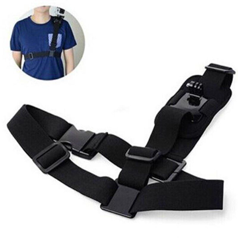Go Pro Accessories Shoulder Strap Mount Harness For Hero 7 5 4 3 2 SJ4000 For Xiaomi Yi Camera Chest Harness Belt Adapter