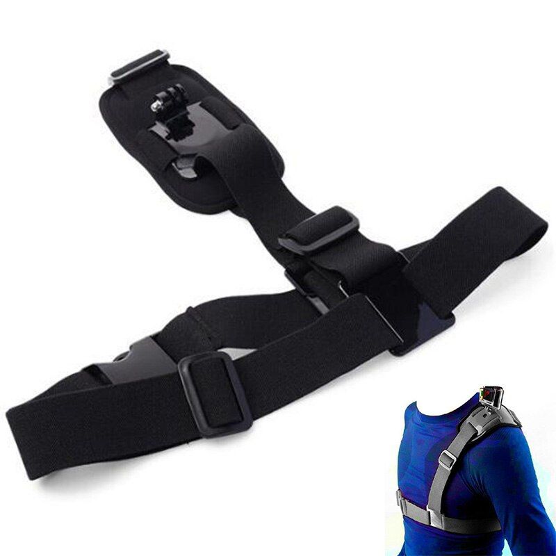 Go Pro Accessories Shoulder Strap Mount Harness For Hero 7 5 4 3 2 SJ4000 For Xiaomi Yi Camera Chest Harness Belt Adapter