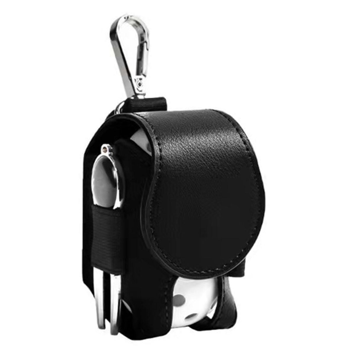 Golf Ball Waist Bag Golf Ball Waist Bag Holder Storage Pouch Black