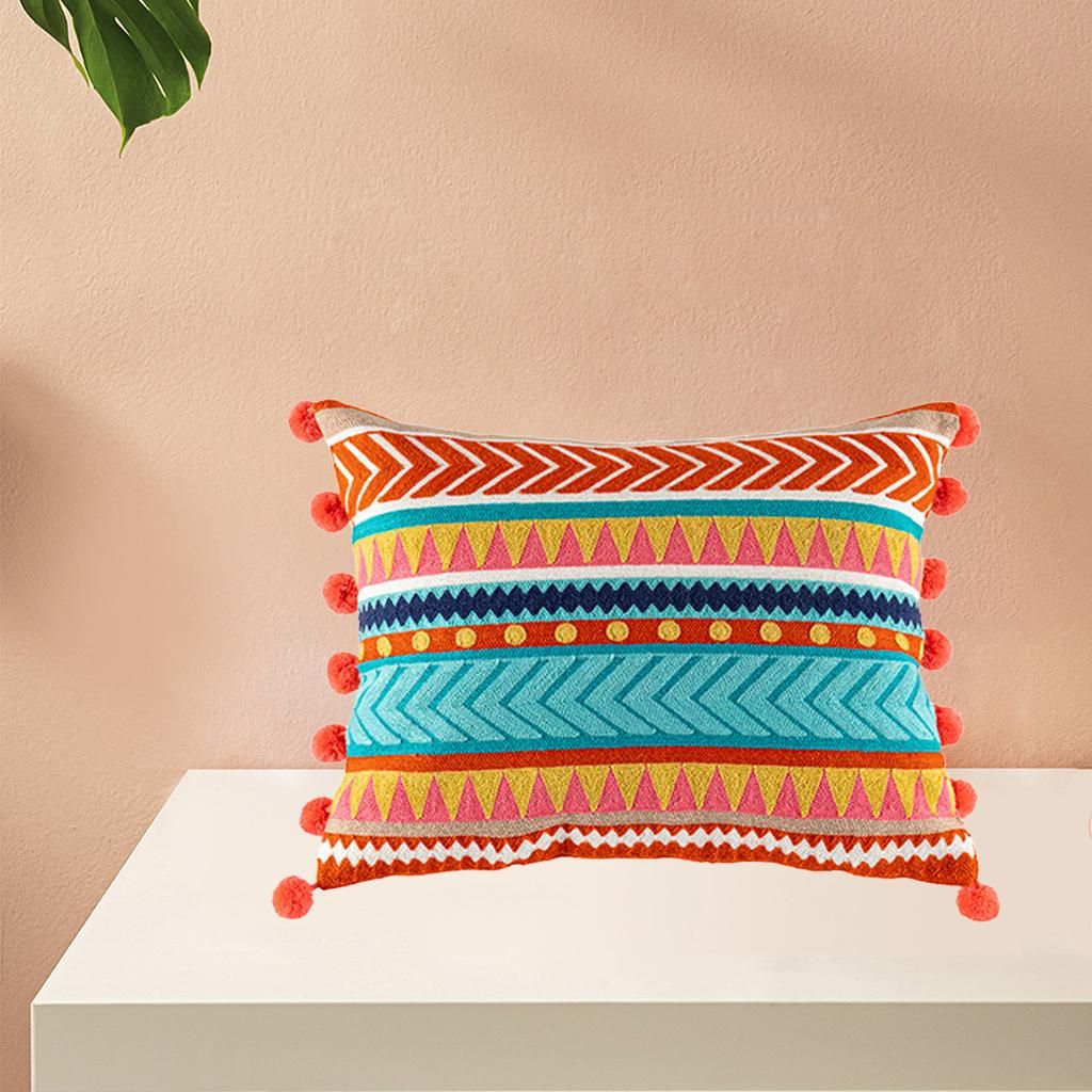 Pillow Case Cotton Boho Throw Cushion Cover Pillowcase Decor 35x45cm