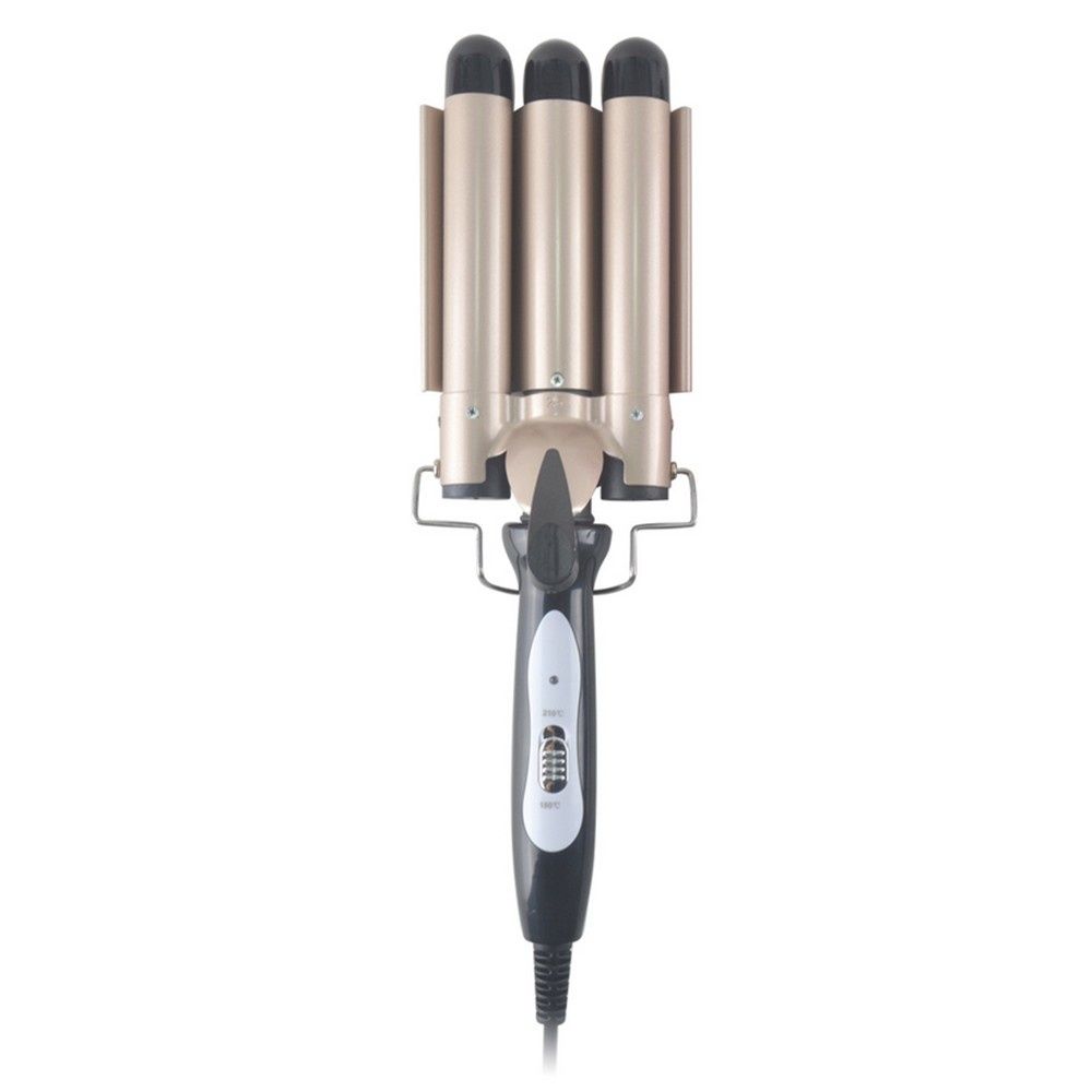 Three Tube Ripple Hair Curler Large Diameter Anti-Static