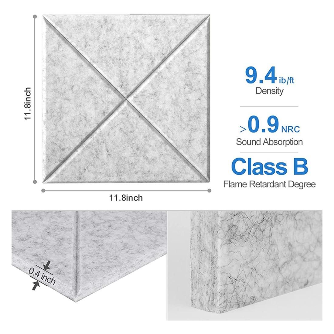 12 Pack Acoustic Panels Sound Dampening Panels,Sound Proof