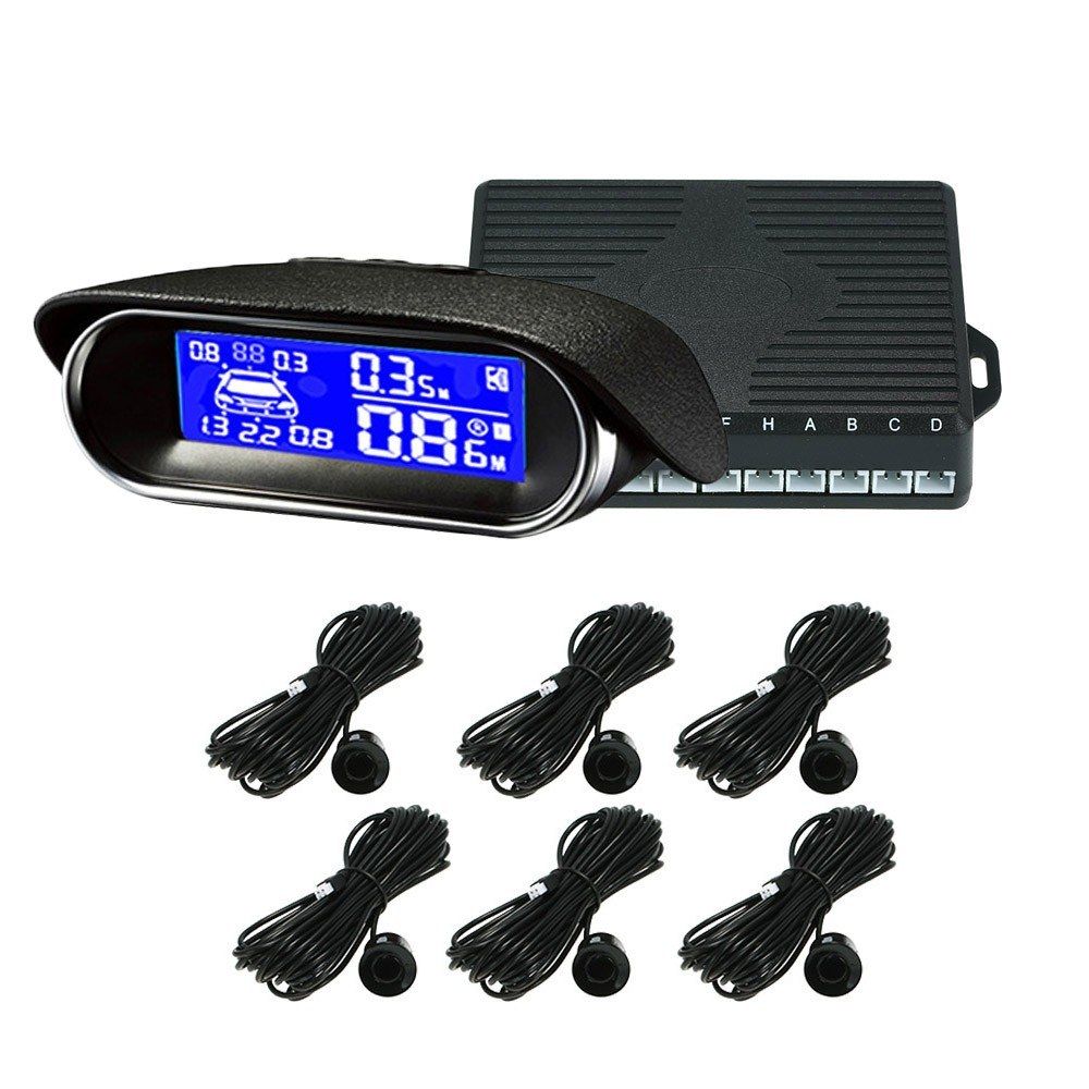 Car Reverse Backup Radar System Parking Sensors 6 Sensors