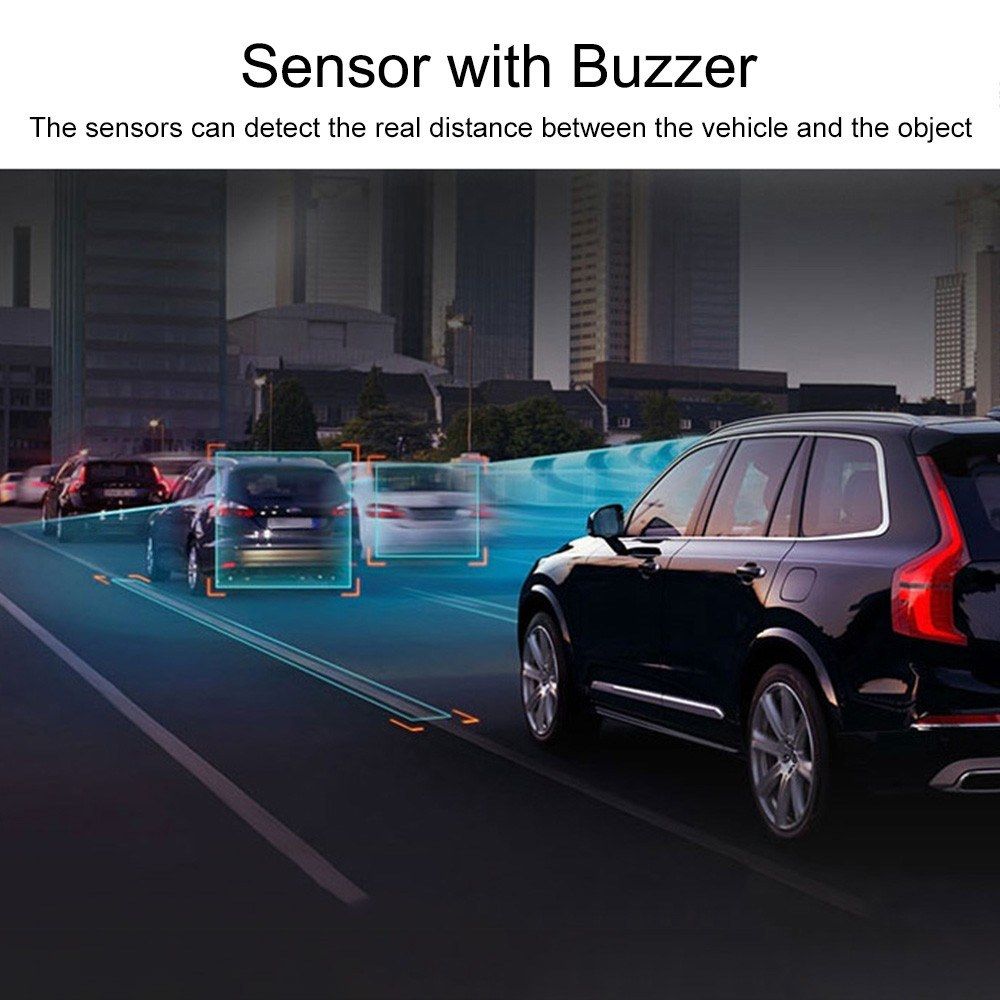Car Reverse Backup Radar System Parking Sensors 6 Sensors