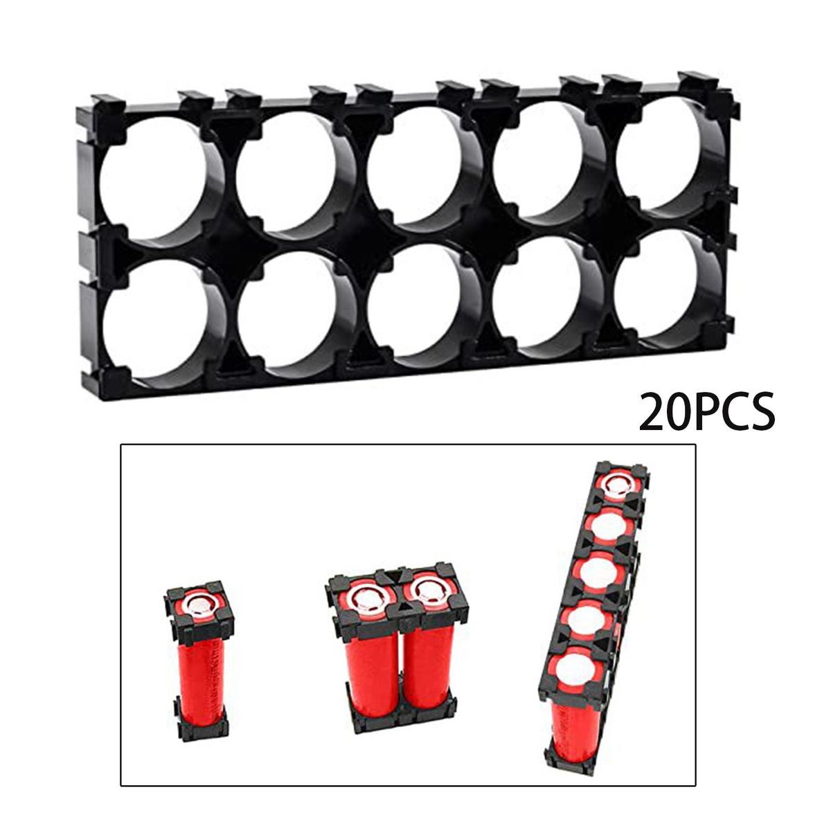 20x 18650 Battery Holder Bracket Bracket Battery Holder
