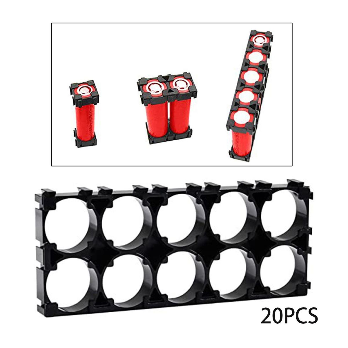 20x 18650 Battery Holder Bracket Bracket Battery Holder