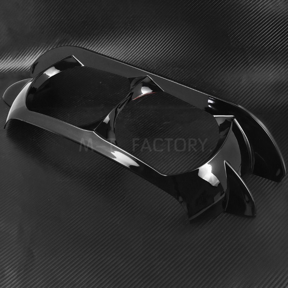 Dual Headlight Fairing Trim Bezel Scowl Headlamp Cover For