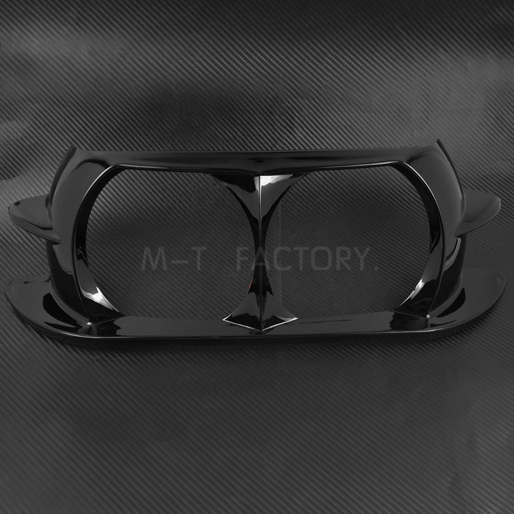 Dual Headlight Fairing Trim Bezel Scowl Headlamp Cover For