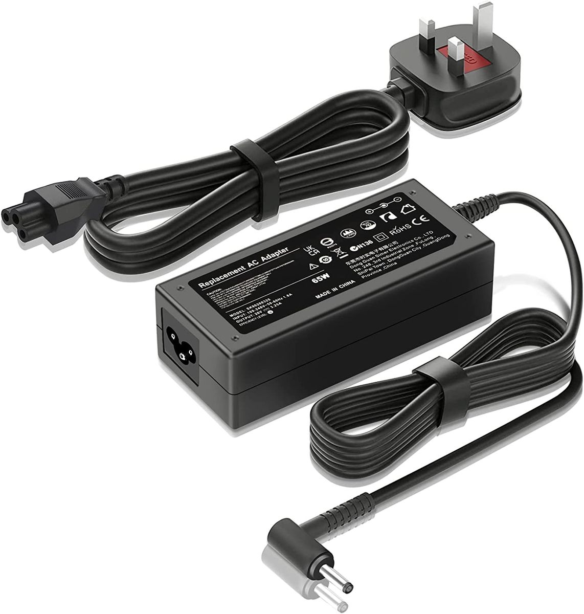 65W Laptop Charger For Lenovo IdeaPad S130 S340 S540 S740 S145-15AST IdeaPad 330 330s 320 320s 120s 130 310 510 520 530S V145 V155 Yoga 310 510 520 530 Flex 4 5 6 Miix 510 Power Supply Adapter Cord