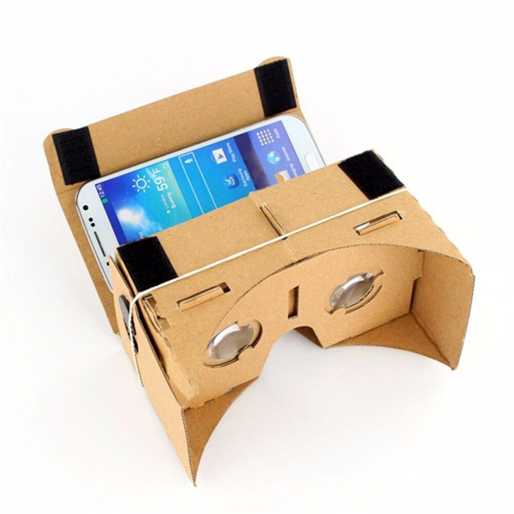 Ultra Clear Google Cardboard Valencia Quality 3D VR Glasses W Tag Head Strap