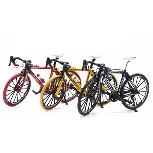 1/10 Simulation Alloy Racing Bike Road Bicycle Model Toy-Red
