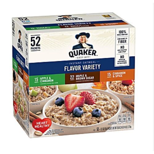 Instant Oatmeal Variety Pack(52 Packet)