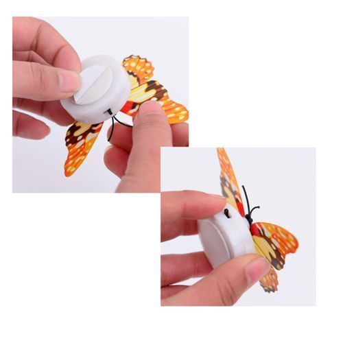20pcs Colorful Changing Butterfly LED Night Lamp Disco Light