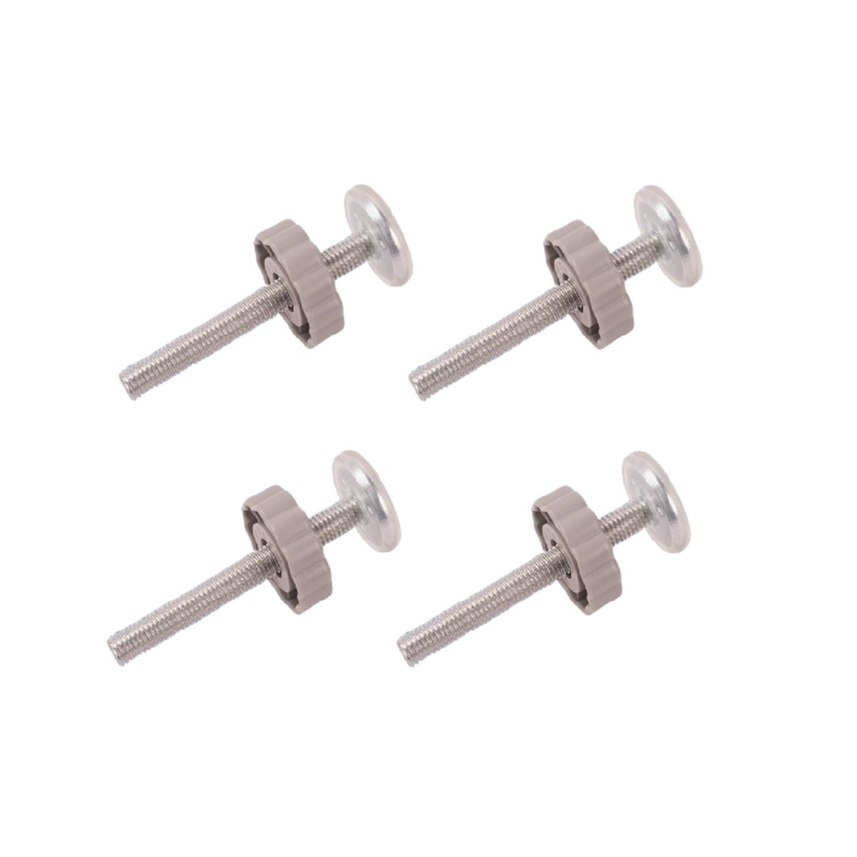 Threaded Spindle Rod Parts Kit for Pet & Dog Pressure Mounted Safety Gates - Screws Rods Adapter Bolts