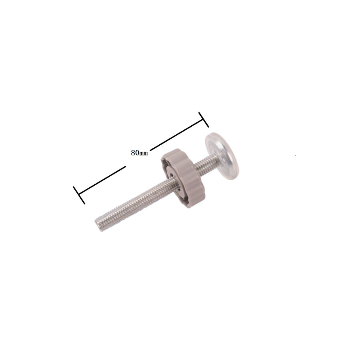 Threaded Spindle Rod Parts Kit for Pet & Dog Pressure Mounted Safety Gates - Screws Rods Adapter Bolts
