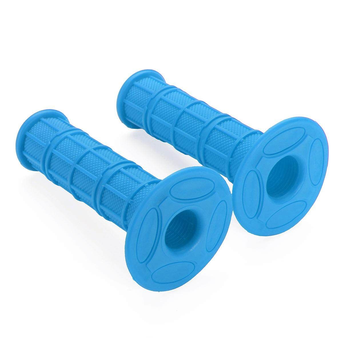 Folding Brake Clutch Levers Handle Grips Set For 140cc 125cc 110cc Pit Dirt Fluorescent Blue