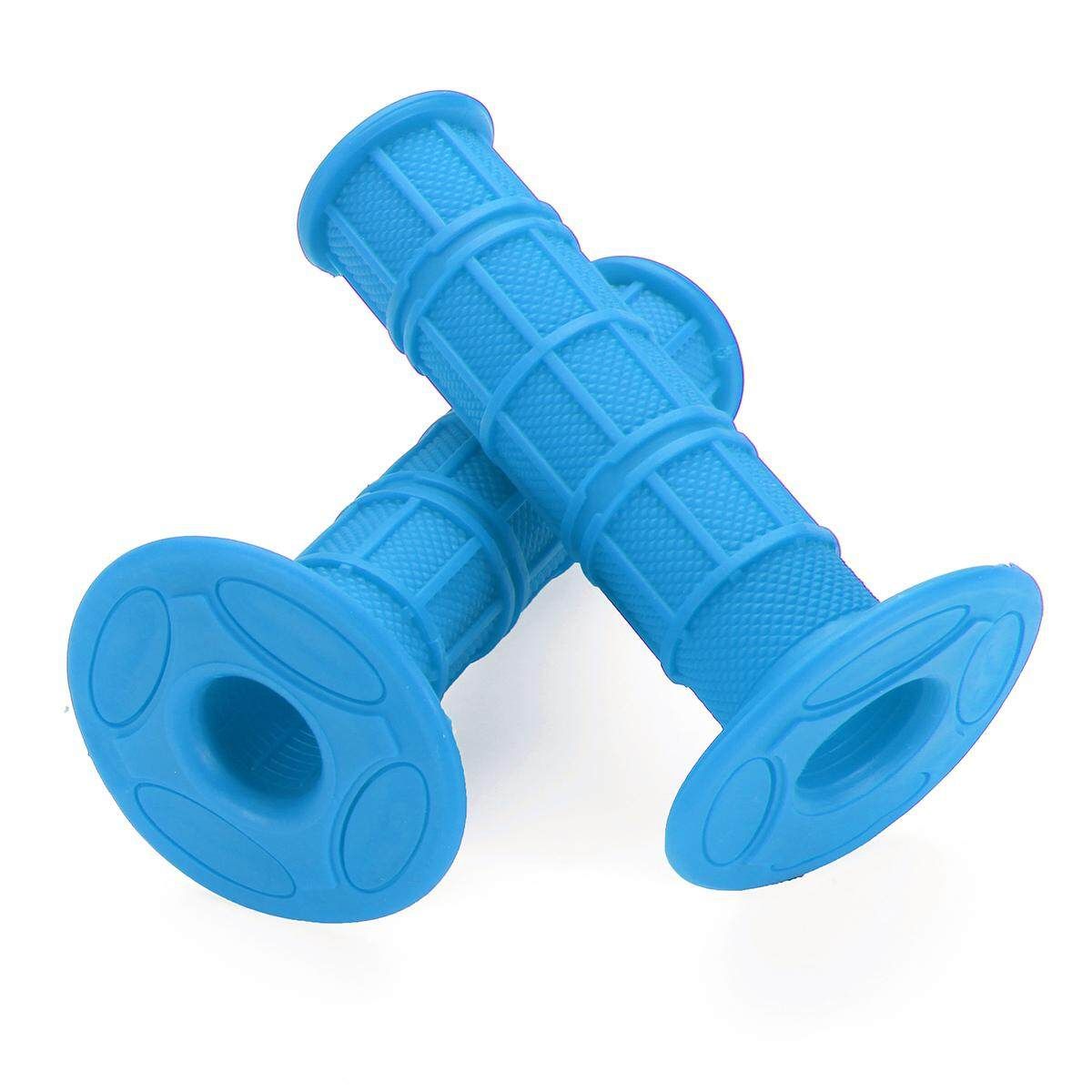 Folding Brake Clutch Levers Handle Grips Set For 140cc 125cc 110cc Pit Dirt Fluorescent Blue
