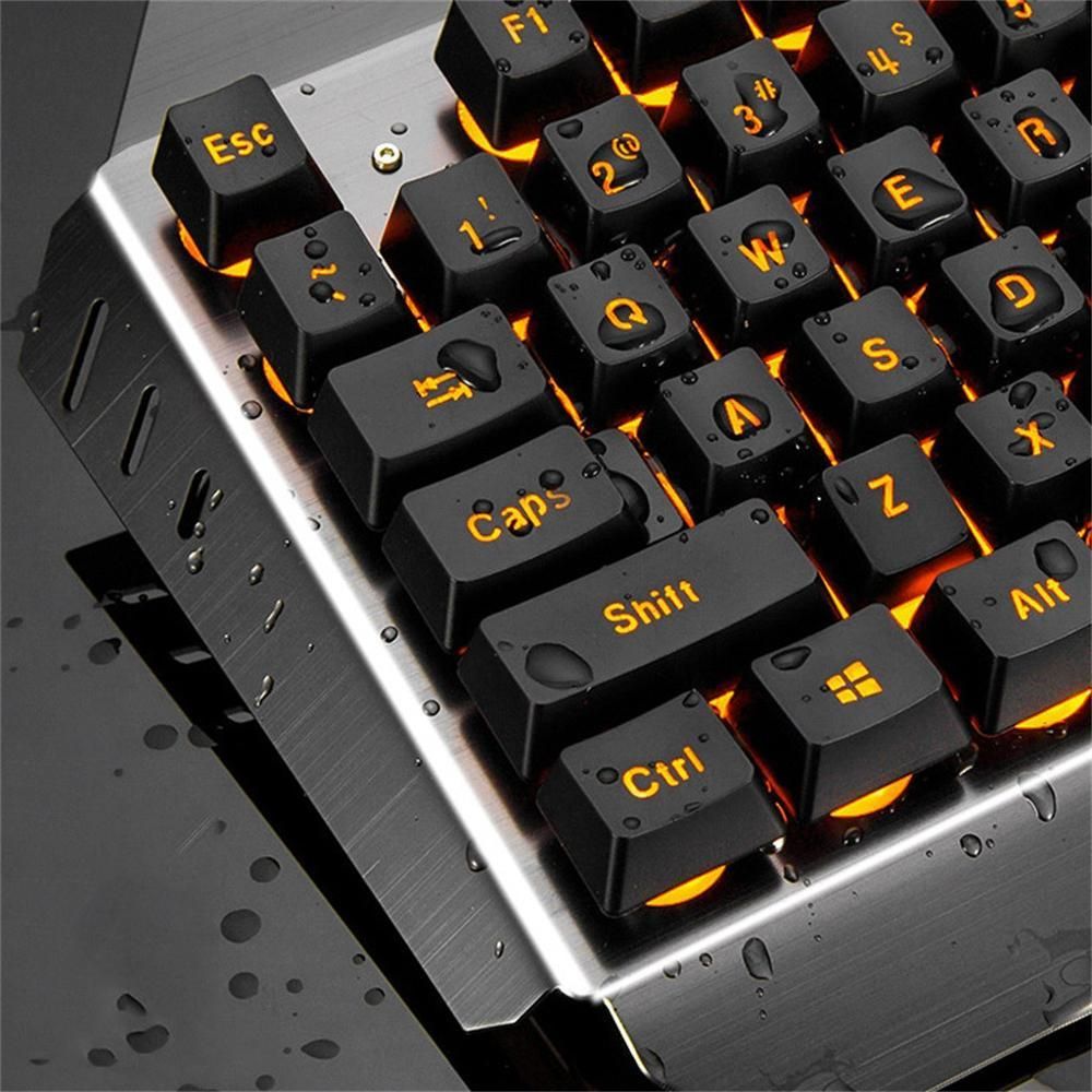 Wireless Mechanical Keyboard Mouse Game Set Rechargeable