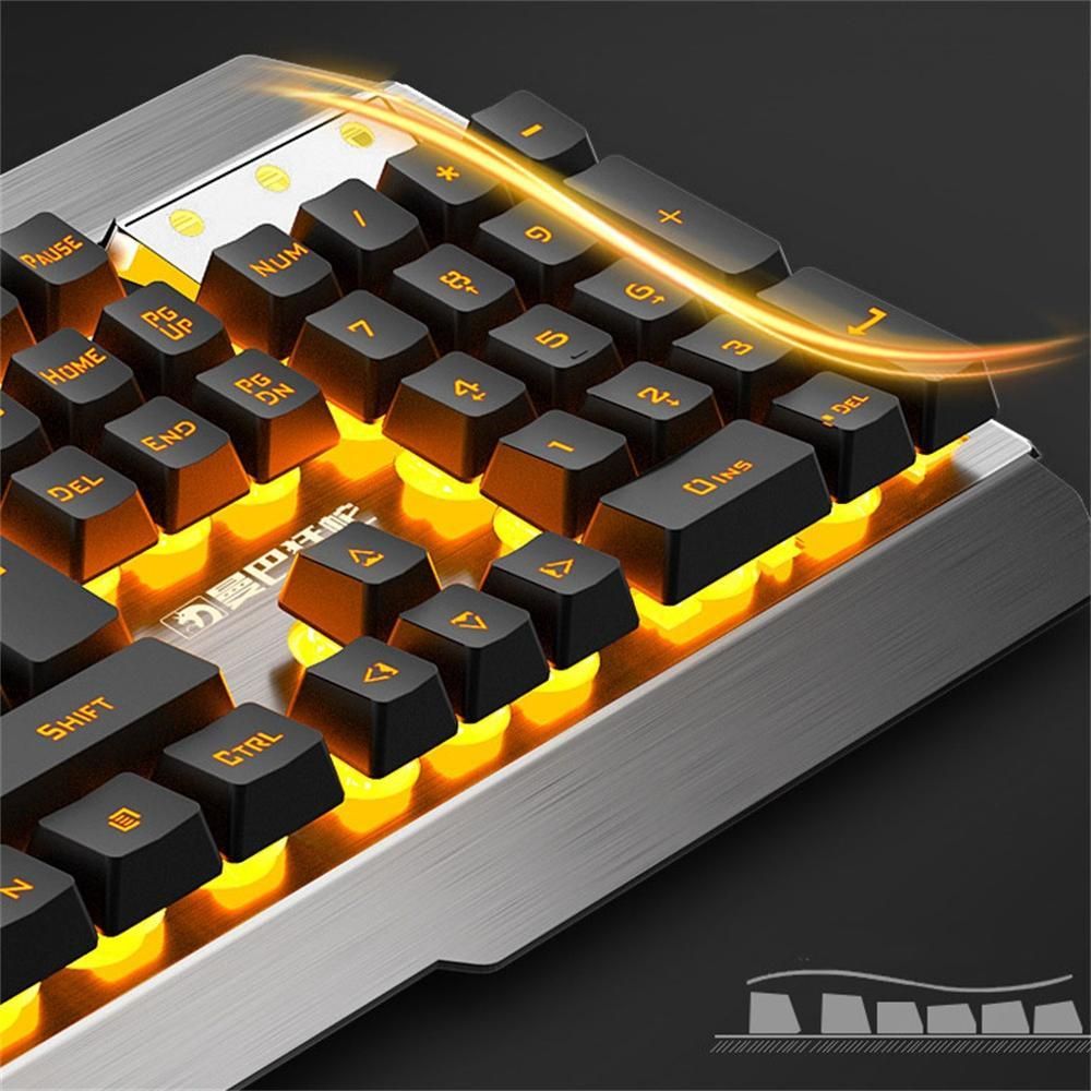 Wireless Mechanical Keyboard Mouse Game Set Rechargeable