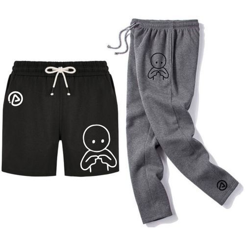 El-vin GREY Joggers & BLACK Short (R)