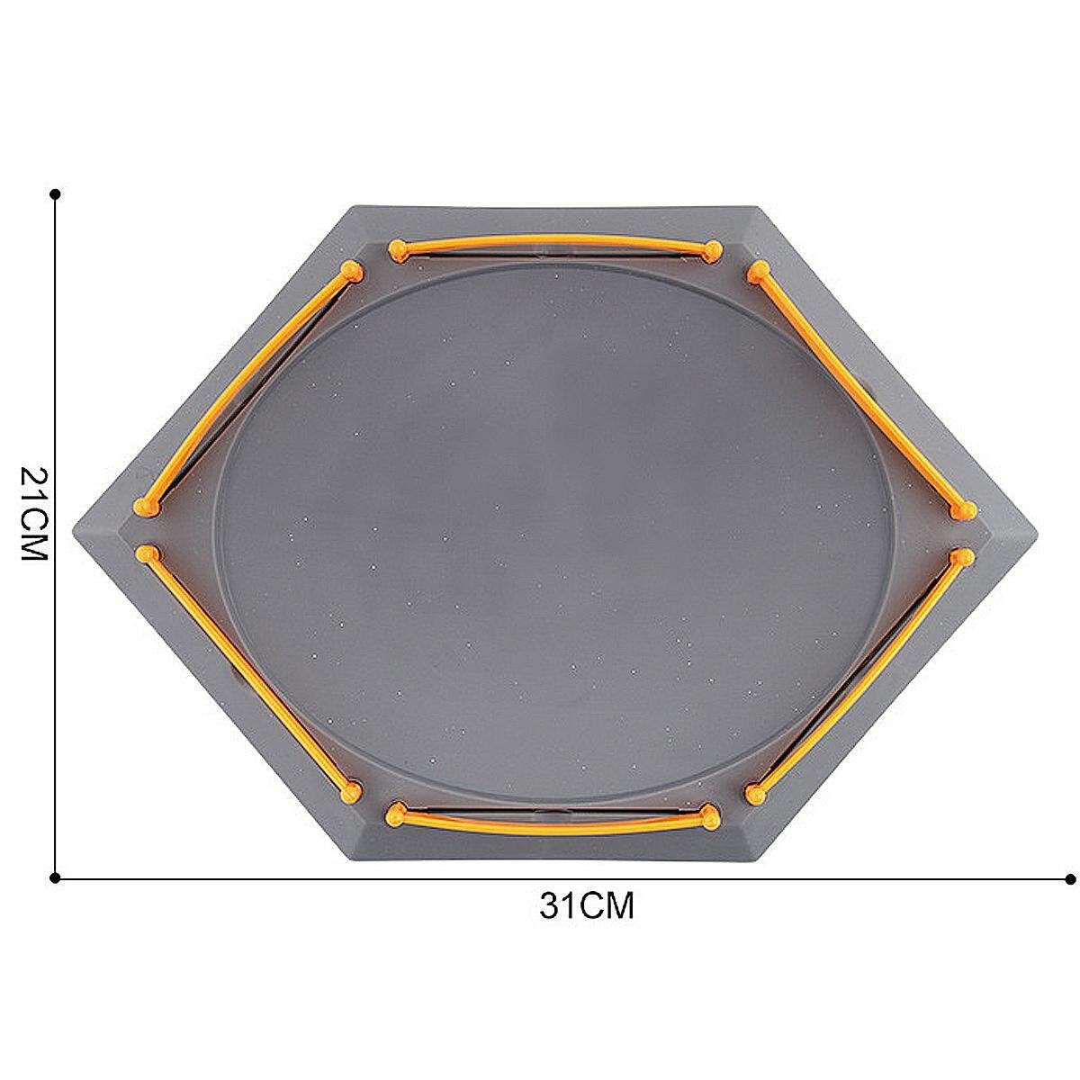 Batting Top Burst Beyblade Hexagonal Spinning Top Combat Stadium Grey