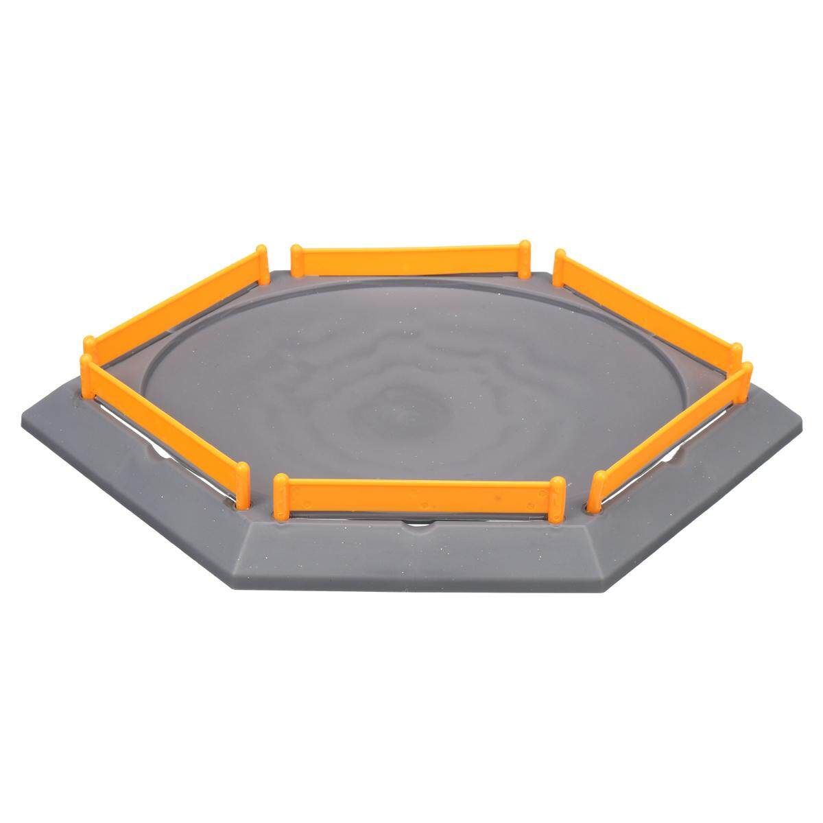 Batting Top Burst Beyblade Hexagonal Spinning Top Combat Stadium Grey
