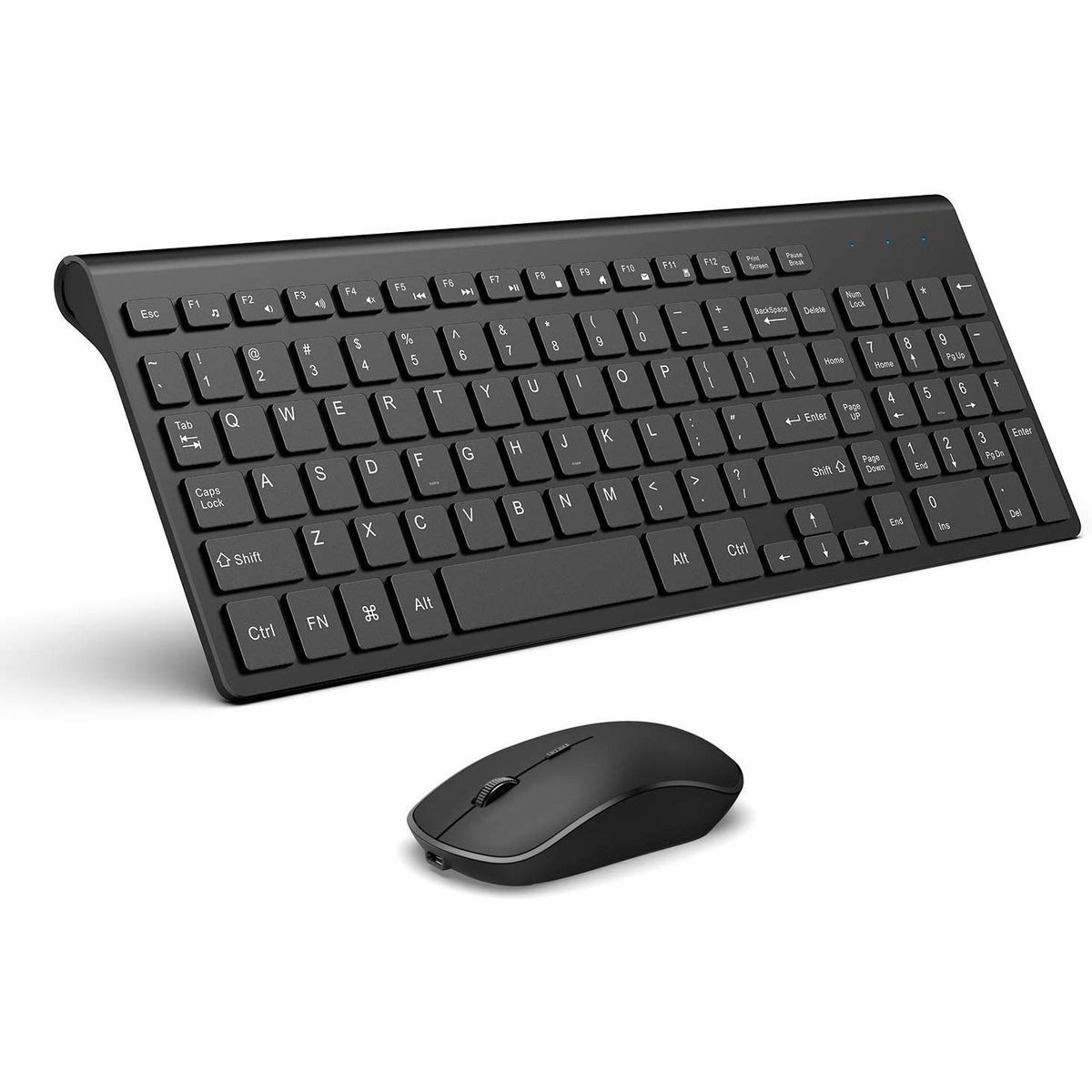 Wireless Keyboard And Mouse Rechargeable Full Size 2400 Dpi