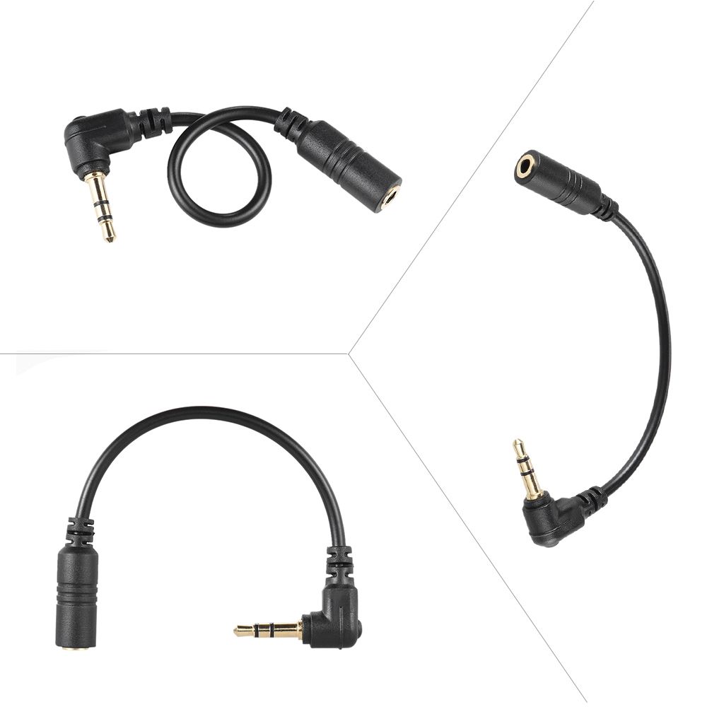 Microphone Adapter Cable Smartphone Cellphone Microphone Mic To PC Computer DSLR Camera Adapter