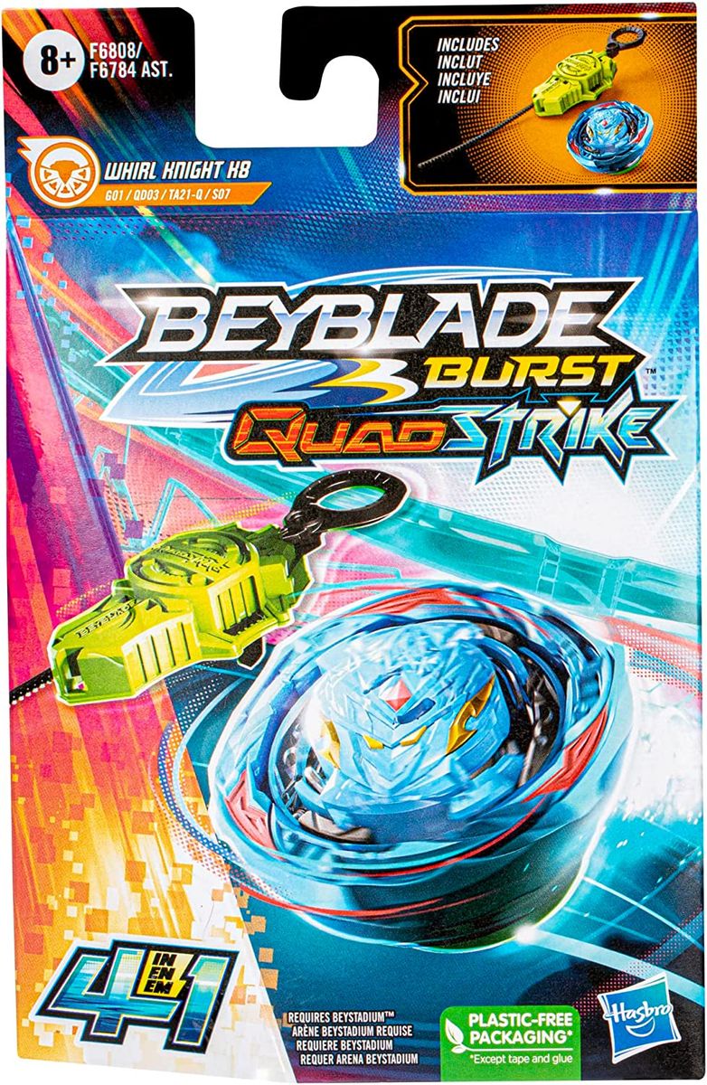 Beyblade Burst QuadStrike Whirl Knight K8 With Launcher
