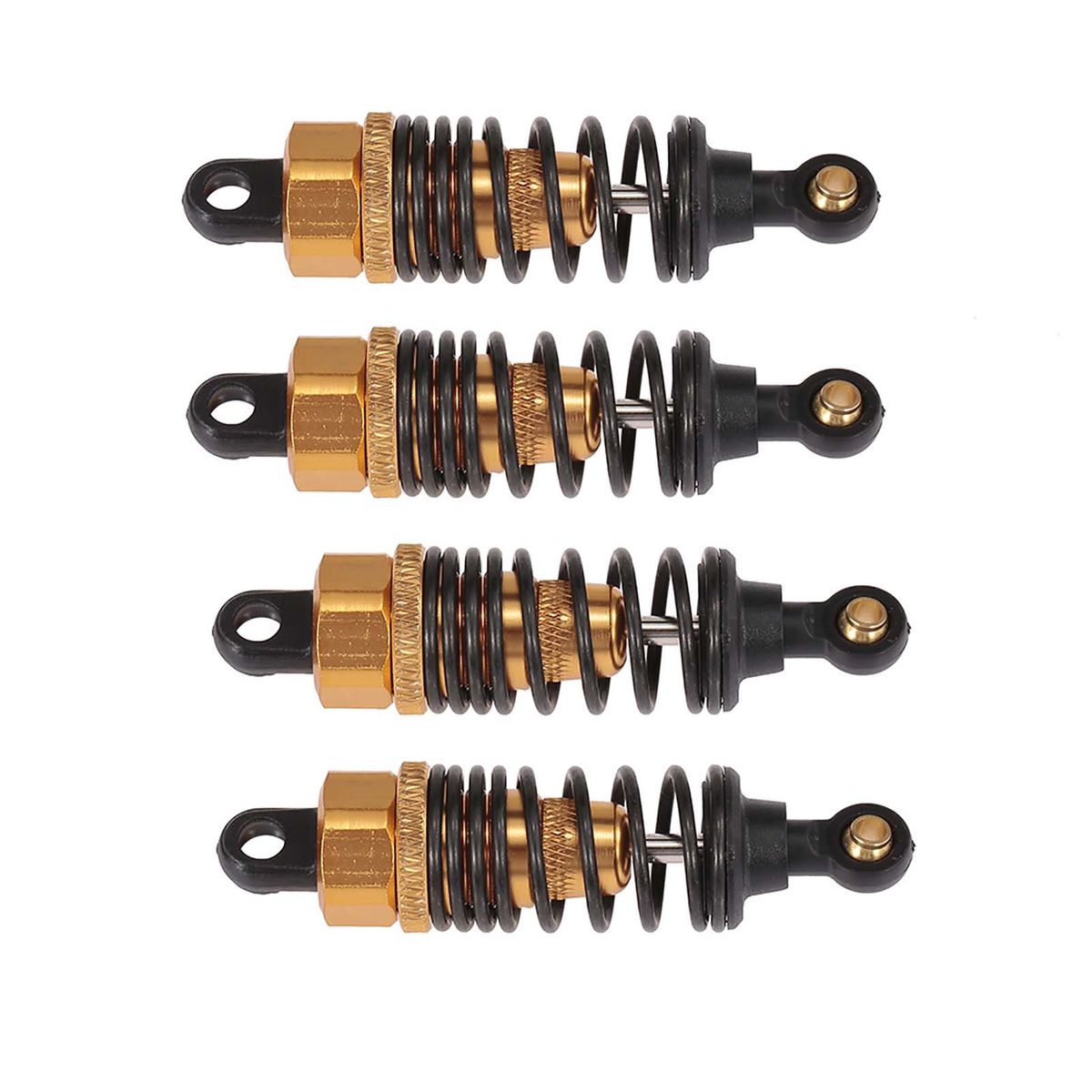 4pcs RC Car Parts 60mm Metal Shock Absorber Damper For 1:10