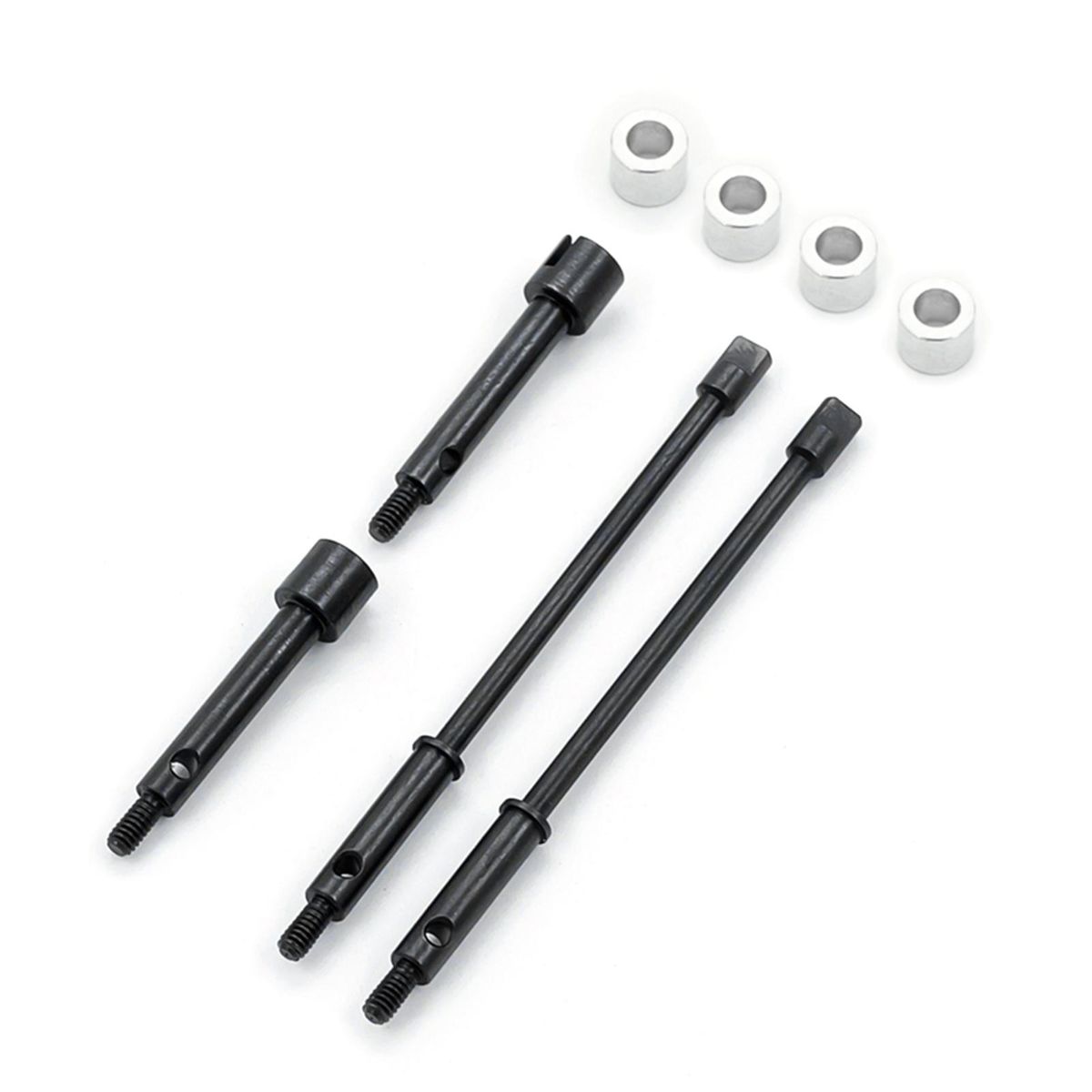 Front Rear Joint Drive Shaft Upgrade Parts Compatible with 1/24 Axial SCX24 90081 AXI00005 C10 AXI00006 AXI00002 RC Car