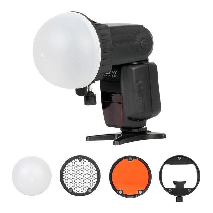 TRIOPO TR-08 Flash Speedlite Honeycomb Magnet Fixing Softbox Kits With 4 X Magnetic Color Filters