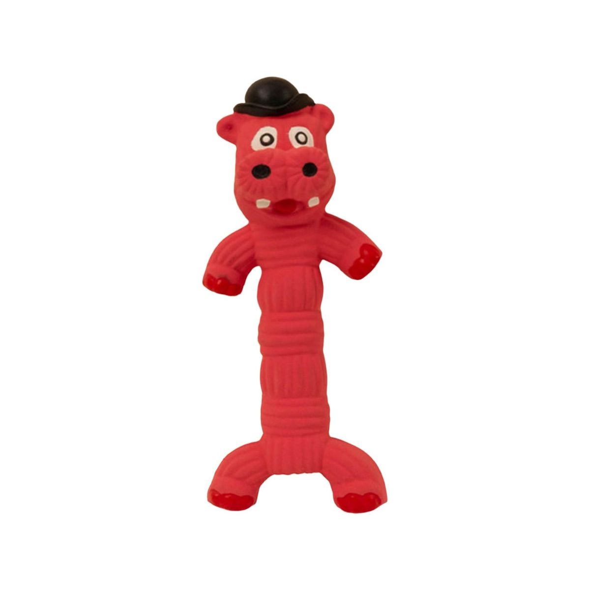 Pet Squeaky Toy Cartoon Monkey Shape Pet Dog Chew Sound Toy Rose Red