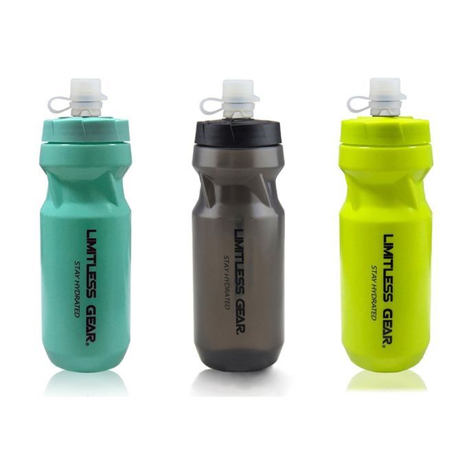 Portable   Water Bottle For  Y Ling And Running Non-odor Water Bottle-black-22*7cm