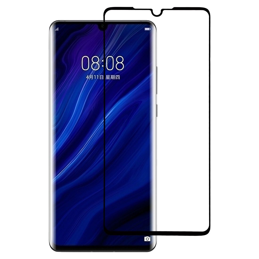 9H 3D Full Screen Tempered Glass Film For Huawei P30