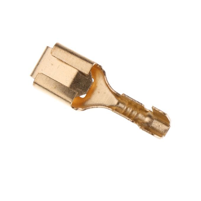 50X Female Spade Quick   Terminals 6.3mm Connector Non Insulated