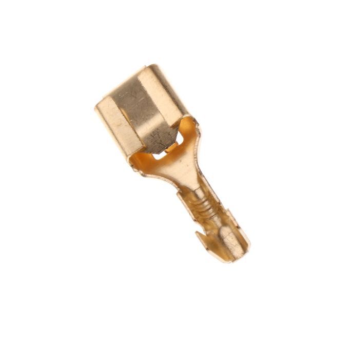 50X Female Spade Quick   Terminals 6.3mm Connector Non Insulated