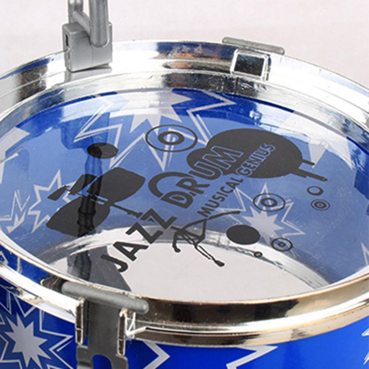 1 Set Jazz Drum Jazz Drum Instrument Toy Blue