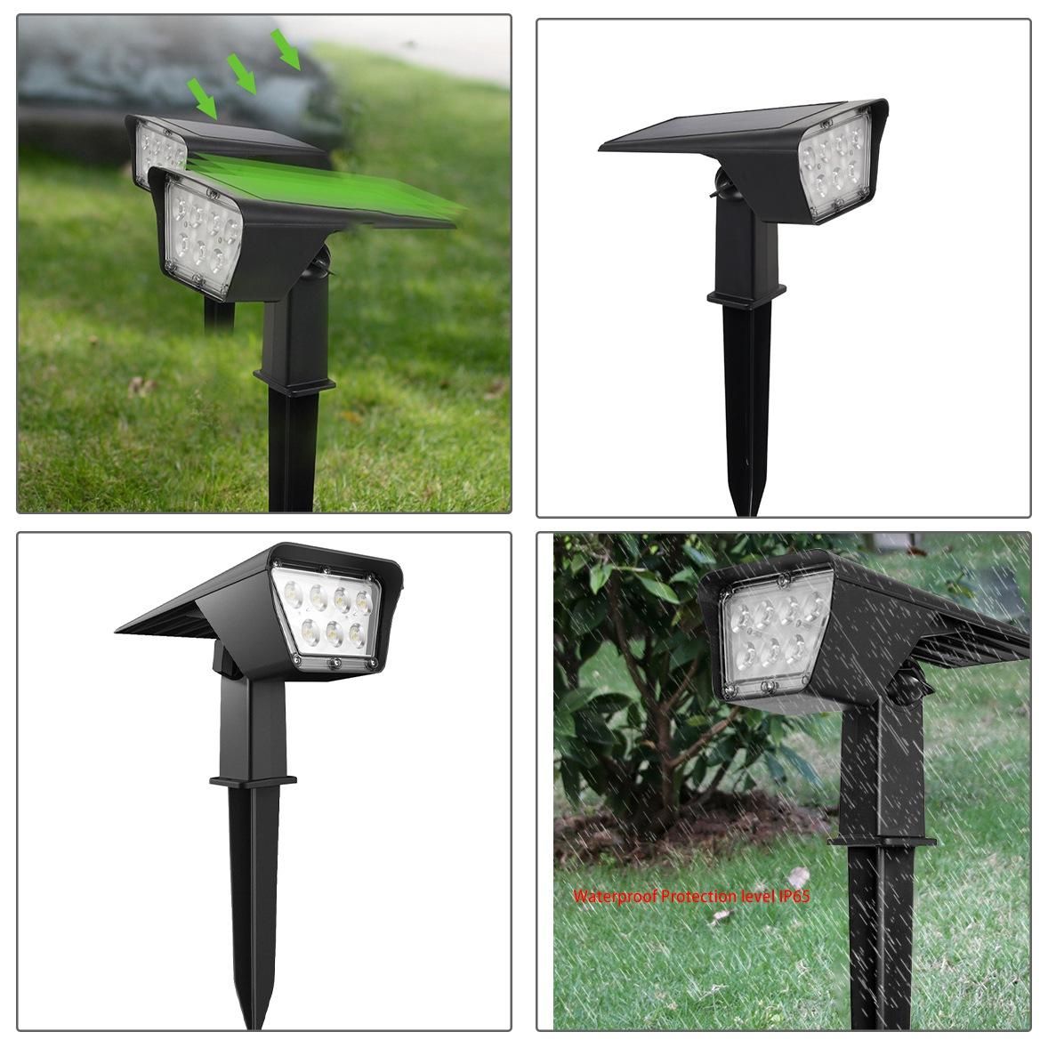 Solar Spotlights Outdoor,Wall Light for Garden Driveway Porc