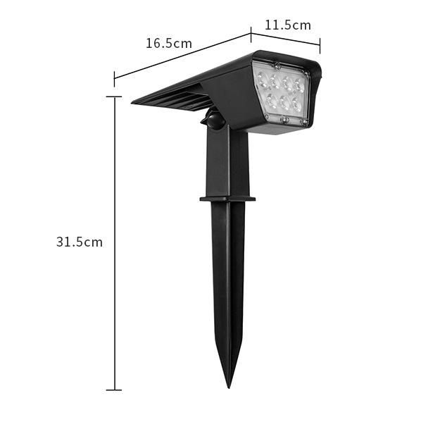 Solar Spotlights Outdoor,Wall Light for Garden Driveway Porc