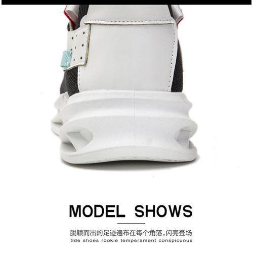 Men's Sports Shoes Running Shoes Lace-up Sports Casual Sports Shoes Fashion Breathable Shoes Shoes-White