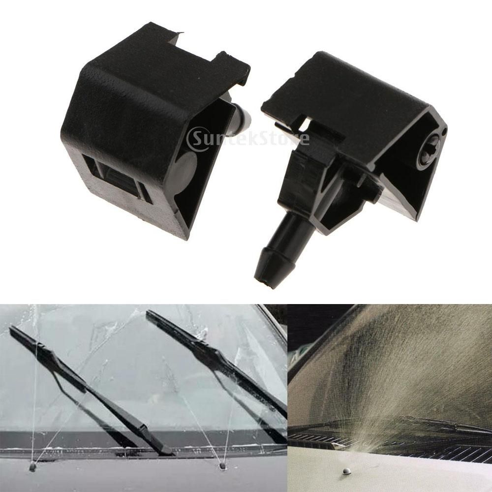 1Pair Perfect Replacement Single Hole Windshield Washer Nozzle Wiper Spray