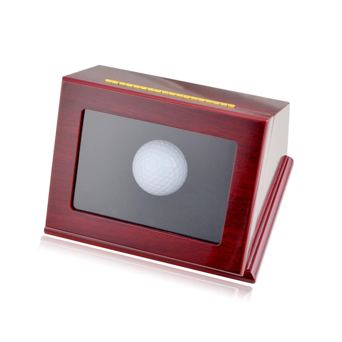 Golf Ball Display Case Wood Gift For Golf Sports Fans Golf