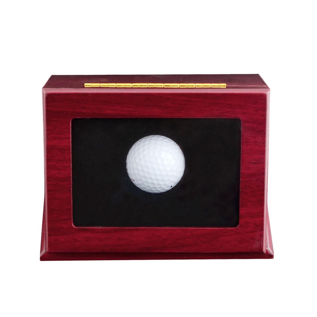 Golf Ball Display Case Wood Gift For Golf Sports Fans Golf