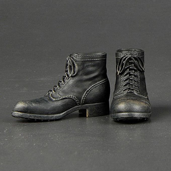 1:6 Scale Plastic WWII German Soldier Combat Boot For 12inch Action A